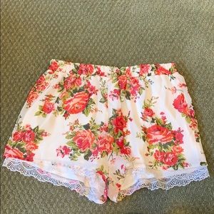 Rose petal shorts
